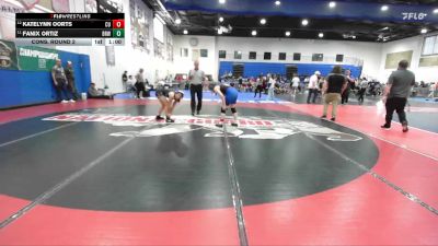 130 Girls Cons. Round 2 - Fanix Ortiz, Brawley vs Katelynn Oorts, Central Union