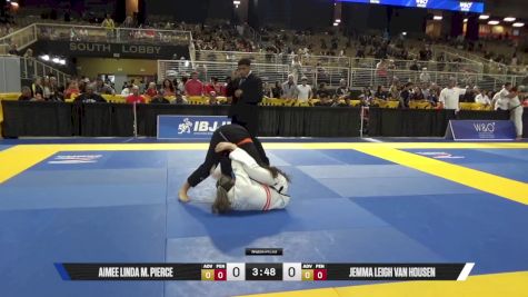 Jemma Leigh Van Housen vs Aimee Linda M. Pierce 2025 Pan Kids Jiu-Jitsu IBJJF Championship