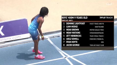 Youth Boys' 400m, Finals 1 - Age 9