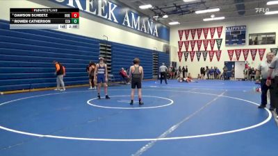 JV-3 lbs Round 3 - Dawson Scheetz, Independence vs Rowen Catherson, Clear Creek-Amana