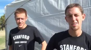 Brendan Gregg and Erik Olson Stanford 10th and 12th at Pac-12 XC Champs 2011
