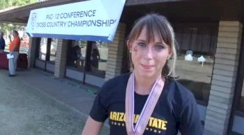 Shelby Houlihan ASU 8th place and top freshman at Pac-12 XC Champs 2011