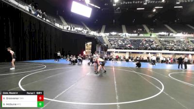 7th - 8th grade - 123 Cons. Round 4 - Adrian Grosvenor, Siouxland Wrestling Academy vs Griffin McGuire, McDominate Training Center