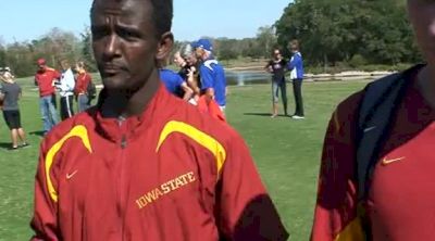 Iowa State men after 5th place finish at Big 12 XC Champs 2011