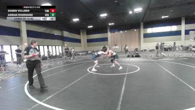 157 lbs Consi Of 16 #2 - Damen Vollmer, Temecula Valley HS vs Adrian Rodriguez, Redlands HS