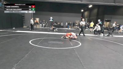 125 lbs Cons. Round 5 - Skylar Galloway, Labette Community College vs Gabe Sherrell, Pratt Community College