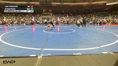 52 lbs Round Of 16 - Lane Pankaskie, Claremore Wrestling Club vs Axton Fouts, Ridge Wrestling Club