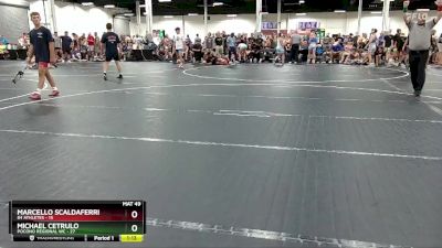 157 lbs Round 2 (8 Team) - Michael Cetrulo, Pocono Regional WC vs Marcello Scaldaferri, 84 Athletes