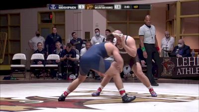 285 pounds - Jordan Wood (Lehigh) vs Ryan Catka (Navy)