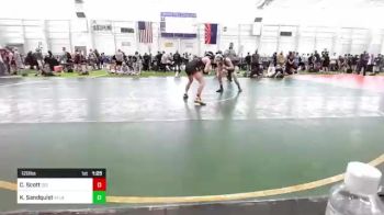 120 lbs Round Of 16 - Colin Scott, Del Mar WC vs Karter Sandquist, Atlas