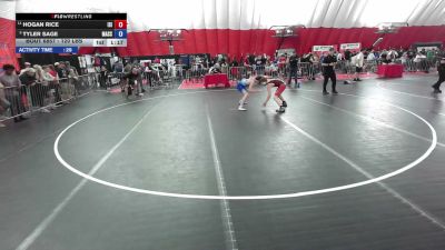 120 lbs Cons. Quarters - Hogan Rice, ISI vs Tyler Sage, Massa