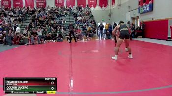 144 lbs Semifinal - Charlie Miller, North Fork vs Colton Lucero, Pagosa Springs