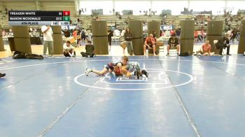 75 lbs 5th Place - Treagen White, OHIO GOLD - MS vs Mason Mcdonald, Team Gotcha - MS