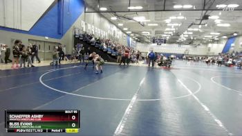 104 lbs Champ. Round 2 - Schaeffer Ashby, Wasatch Wrestling Club vs Bliss Evans, Cougars Wrestling Club
