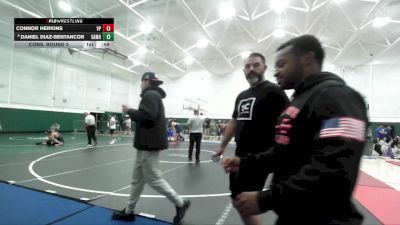 132 lbs Cons. Round 3 - Daniel Diaz-Bentancor, Santa Monica vs Connor Herkins, Villa Park