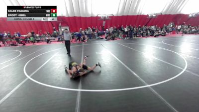12U Boys - 67 lbs Cons. Round 4 - Kaleb Frailing, Team Nazar Training Center vs Brody Hebel, Wisconsin