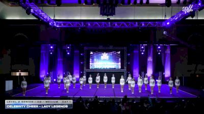 Celebrity Cheer - LADY LEGENDS [2026 L2 Senior - D2 - Medium Day 1] 2026 SU Battle at the Boardwalk Grand Nationals