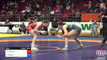 65kg Quarterfinal - Samantha Adams, Brock WC vs Aylah Mayali, Team Impact WC