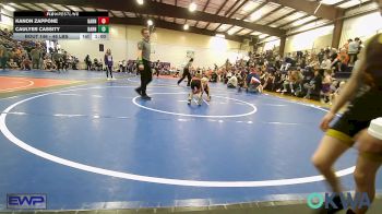 49 lbs Semifinal - Kanon Zappone, Barnsdall Youth Wrestling vs Caulyer Cassity, Barnsdall Youth Wrestling