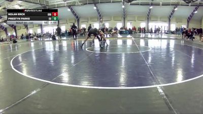 141 lbs Champ. Round 2 - Nolan Erck, Unattached vs Prestyn Parks, Ohio University