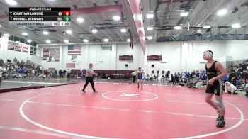 165 lbs Quarterfinal - Jonathan Lanche, Notre Dame-Fairfield vs Russell Stewart, Griswold/Wheeler