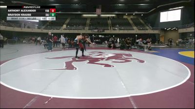 160 lbs Consi Of 16 #2 - Anthony Alexander, Federalsburg vs Braydon Krause, Salisbury