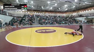 106 lbs Cons. Round 3 - Emery Kohler, Evanston vs Hayden Bohannon, Natrona County