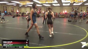 117 lbs Round 3 (6 Team) - Brady Little, Revival Blue vs Emily Kivler, SVRWC Silver