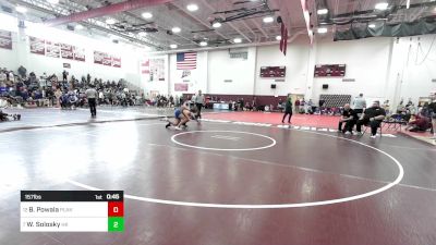 157 lbs Consi Of 4 - Bartlomiej Powala, Plainville vs Wyatt Solosky, Haddam-Killingworth