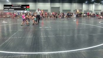 70 lbs Round 2 - Avery Wright, Fairview Jackets vs Ryleigh **Holsomback, The Colosseum Training Center