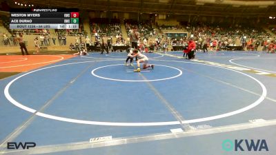 64 lbs Semifinal - Weston Myers, Keystone Wrestling Club vs Ace Durao, Bartlesville Wrestling Club