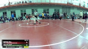 85 lbs Cons. Round 4 - Kipton Dill, South Gibson Wrestling Club vs Nolan Culp, Central Indiana Academy Of Wrestling