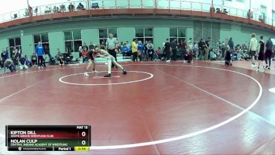 85 lbs Cons. Round 4 - Kipton Dill, South Gibson Wrestling Club vs Nolan Culp, Central Indiana Academy Of Wrestling