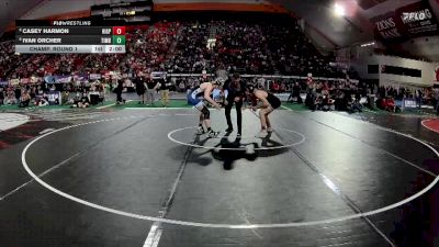 6A 150 lbs Champ. Round 1 - Ivan Orcher, Timberline vs Casey Harmon, Highland