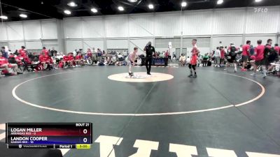 113 lbs 2nd Wrestleback (16 Team) - Logan Miller, Arkansas Red vs Landon Cooper, Kansas Red