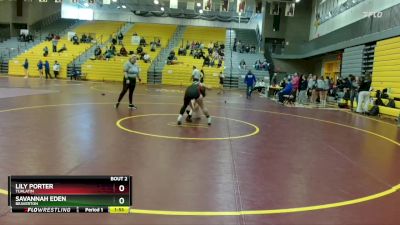 115 lbs Champ. Round 1 - Lily Porter, Tualatin vs Savannah Eden, Beaverton