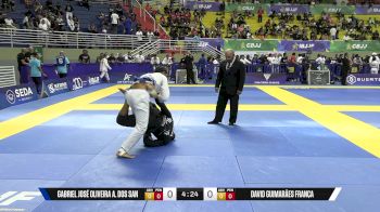 David Guimarães França vs Gabriel José Oliveira A. Dos San 2025 Brasileiro Jiu-Jitsu IBJJF
