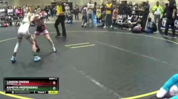 75 lbs Round 1 (4 Team) - Landon Owens, MI Pitbulls vs KAMDYN MISERENDINO, Elite Athletic Club