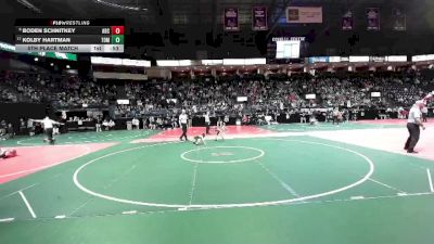 45 lbs 5th Place Match - Kolby Hartman, TOM2 vs Boden Schnitkey, ARC3