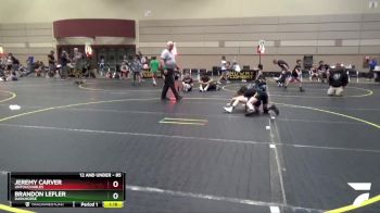 85 lbs Semifinal - Jeremy Carver, Untouchables vs Brandon Lefler, Darkhorse