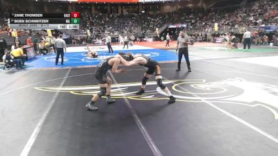 Champ. Round 1 - Zane Thomsen, Hastings vs Boen Schweitzer, Milford