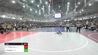 52 lbs Round Of 16 - Aria Lorenzo-DeHerrera, Duran Elite vs Amen Medeles, Adams City WC