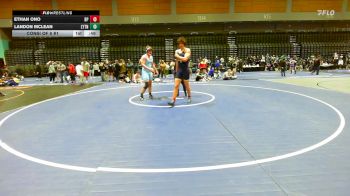 215 lbs Consi Of 8 #1 - Ethan Ono, Dos Pueblos vs Landon McLean, Layton