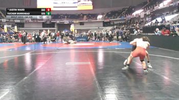6A 126 lbs Cons. Round 3 - Tucker Burkhead, Fort Payne vs Justin Ward, Saraland