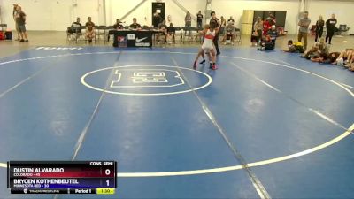 77 lbs 2nd Wrestleback (8 Team) - Dustin Alvarado, Colorado vs Brycen Kothenbeutel, Minnesota Red