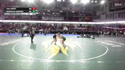 120 lbs Cons. Semi - Brooklyn Johnson, Eagle vs Lola Smith, Boise