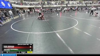 130 lbs Champ. Round 1 - Moe Erdman, Adrian High School vs Hayden Ramsdell, LITTLE FALLS