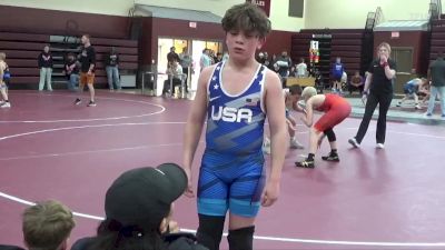 109-113 lbs Champ. Round 1 - Beckett Loughren, Immortal Athletic WC vs Josh Tegtmeier, Oelwein Wrestling Club
