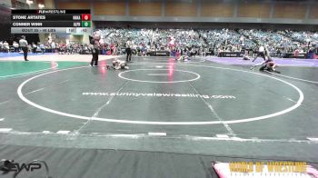 49 lbs Consi Of 8 #1 - Stone Artates, Nakamura Wrestling vs Conner Winn, Alpha Elite