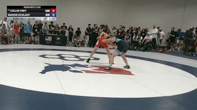 55 kg Cons. Sub-rd Of 32 - Collin Frey, Evansville High School Wrestling vs Mason Schlaht, Monster Garage Wrestling